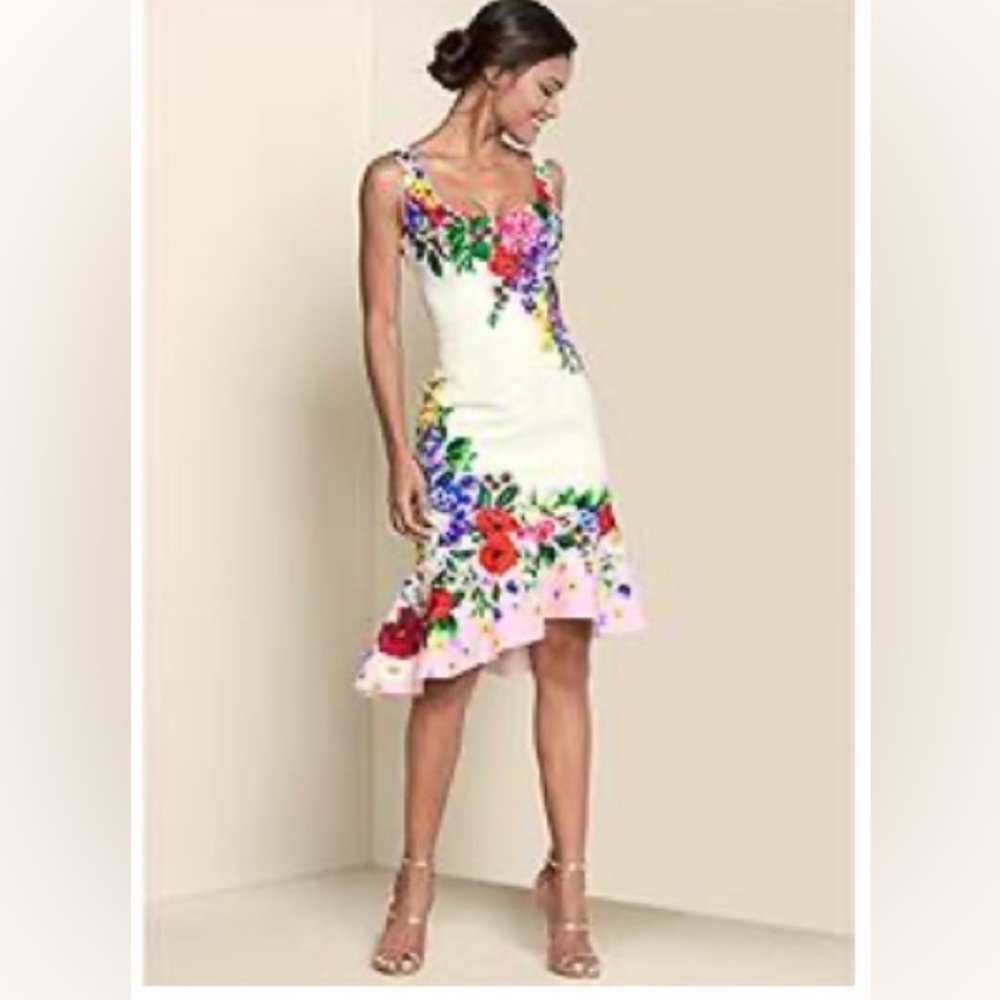 VENUS Floral Midi Dress - Multicolor